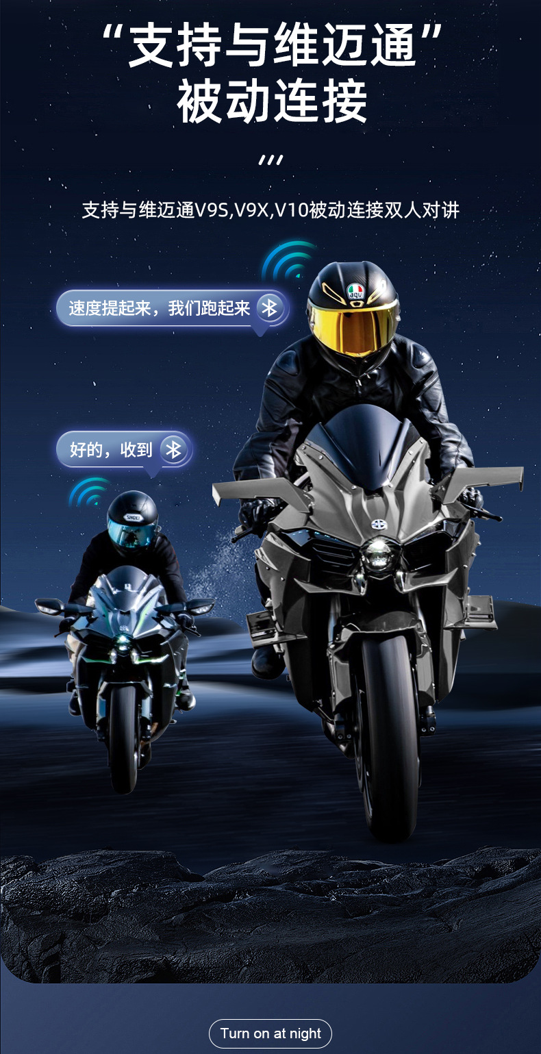 Cross-Border New Model A1 Helmet Bluetooth Headset, Bluetooth Wireless Helmet Headset, Motorcycle Helmet Headset