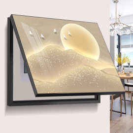 新中式画电表箱装饰画遮丑挂画电闸总开关配电箱壁画清明上河图