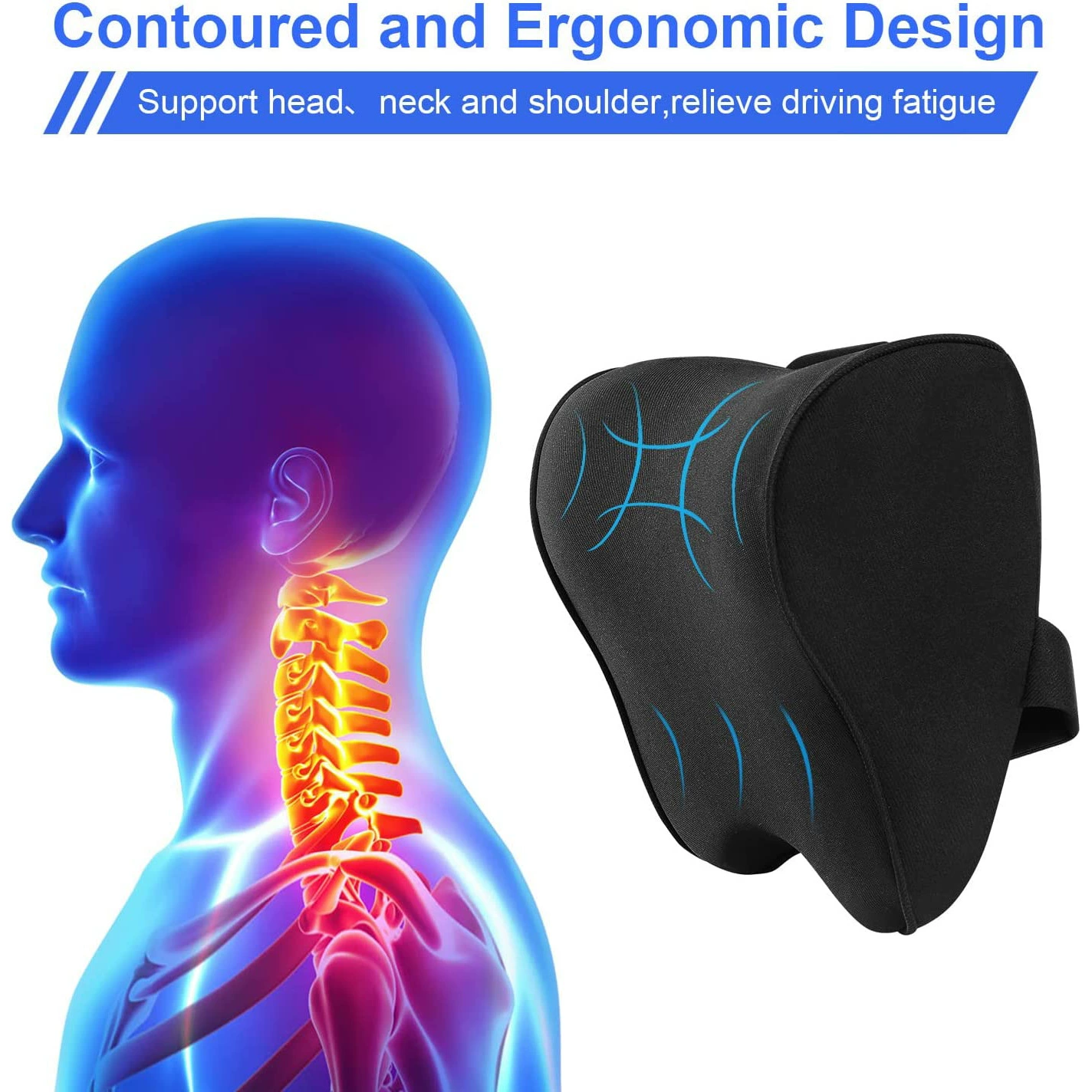 Neck pillow, with neck protection, (Physicals)