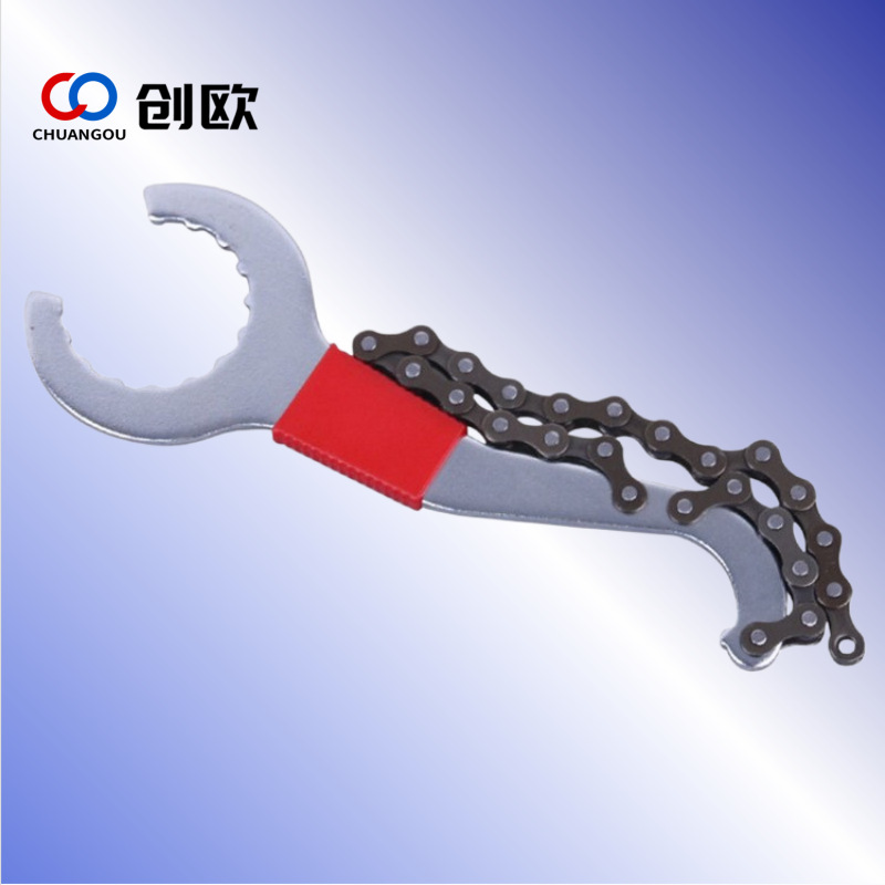 Herramienta de eje de bicicleta tres en uno * Herramienta de llave de eje integrada volante de llave fija llave de gancho de cola