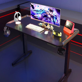 Dj1 Dual Motor Electric Adjustable Table E-Sports Table Electric Computer Table Table Home Desk Workbench