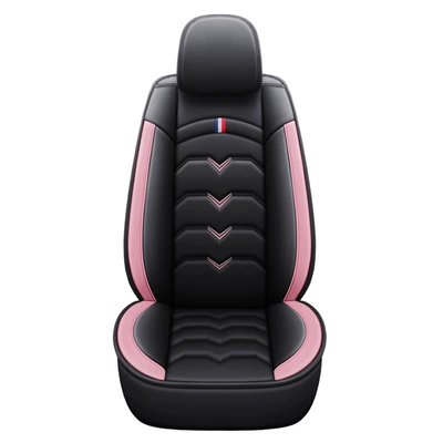 in Stock for Cross-Border Amazon, Seat cushion, seat cover - black-pink-single-seat-standard-version