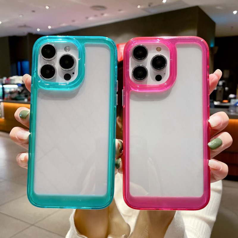 Suitable for Apple 18Promax/17Pro/13 Space Shell Anti-Fall DIY Material Shell Acrylic Groove Shell for Women New