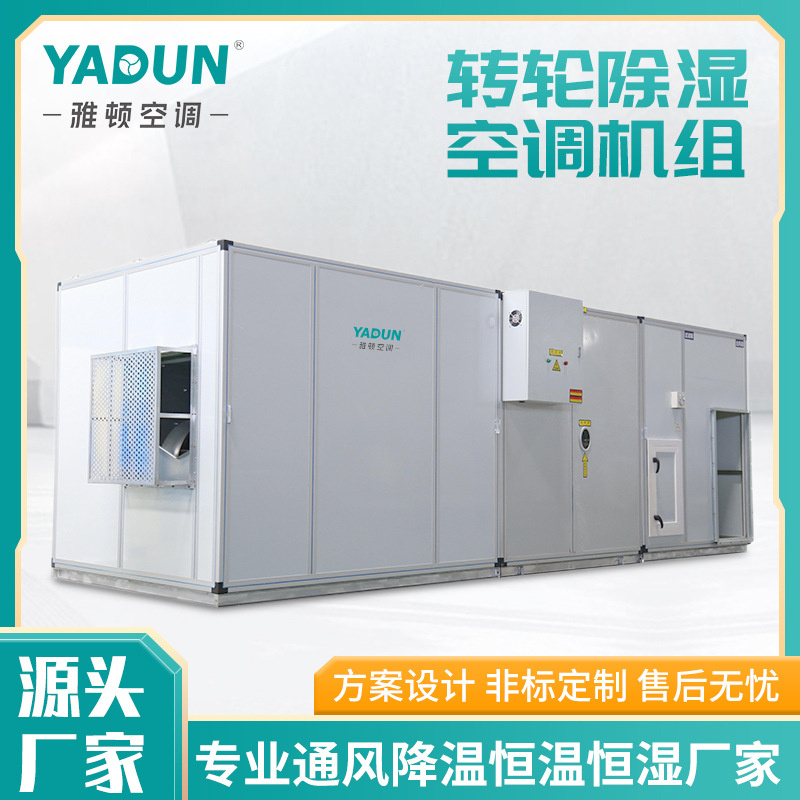雅顿组合式转轮除湿空调机组带前后表冷控温深度底露点除湿机