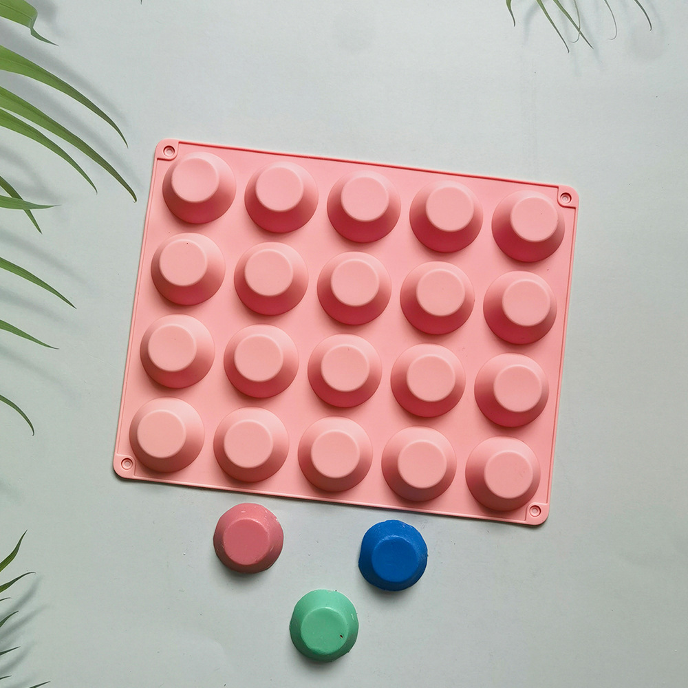 20 torta redonda 12 molde de silicona pastel helado pudín molde de postre jabón utensilios