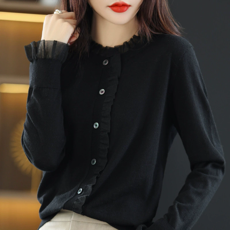 Хлопчатобумажная шифоновая блузка больших размеров для женщин, модный свободный топ для пышных девушек, утягивающая базовая рубашка 100kg года, скрывающая живот, с вставками.