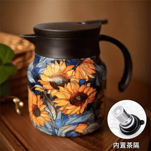 焖茶壶316保温茶壶水分离保温壶800ml焖茶泡茶壶咖啡壶不锈钢内胆