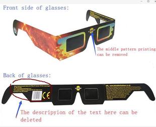 Ce Iso Certified Spot Total Solar Eclipse Bard Film to Watch the Sun Chilean Solar Eclipse Glasses Annular Eclipse Paper Partial Eclipse