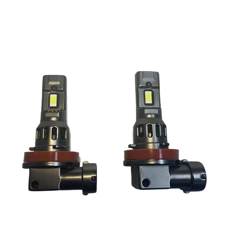 Factory Direct Sales car LED headlamp 1:1 replace halogen lamp space aluminum to build H11 H7 H4 in-line