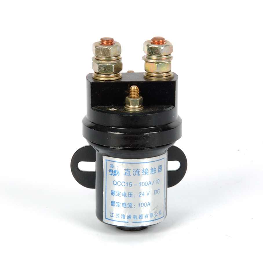 路通直流继电器启动继电器QCC15-100A液压动力单元汽车启停继电器