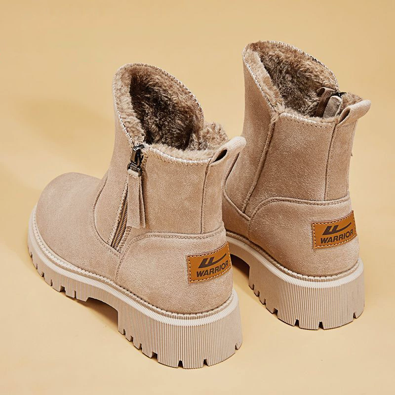 Martens, winter keep warm universal fleece low boots for students