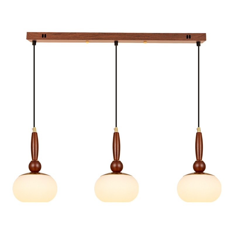 Gujia estilo francés lámpara de restaurante medieval, viento tranquilo, lámpara de mesa de comedor, lámpara de mesa de madera sólida retro 271L
