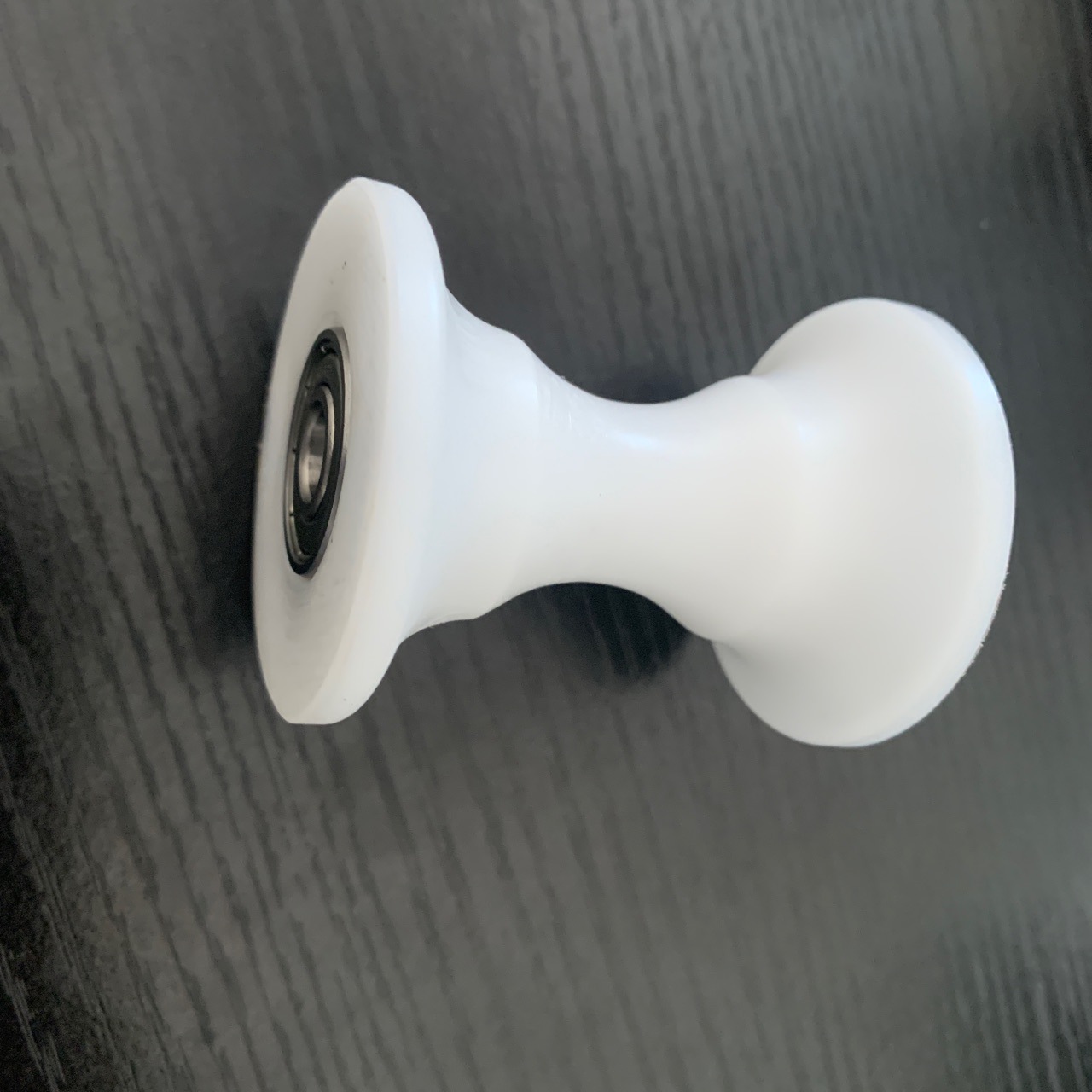 爬楼机配件50*25椭圆管静音导向轨道滚滑轮M48*60-63mm*608Z轴承