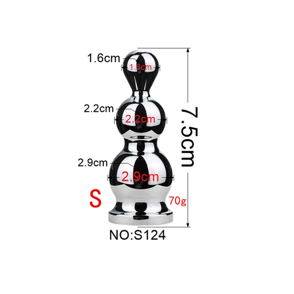 Detachable Anal Plug Heads, Silicone & Metal Options, Multiple Shapes and Sizes