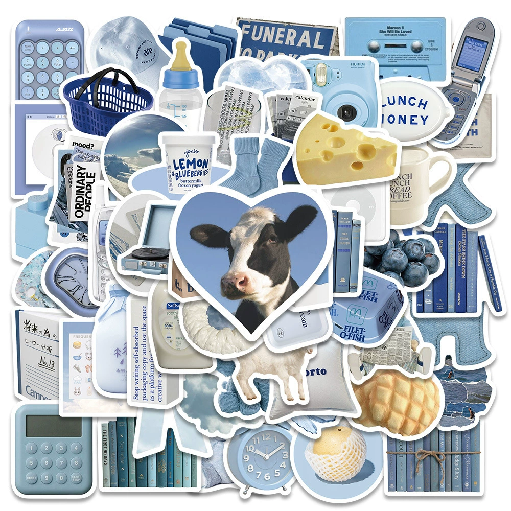 Милые свежие наклейки, водонепроницаемый чехол для телефона, наклейка, корейский стиль