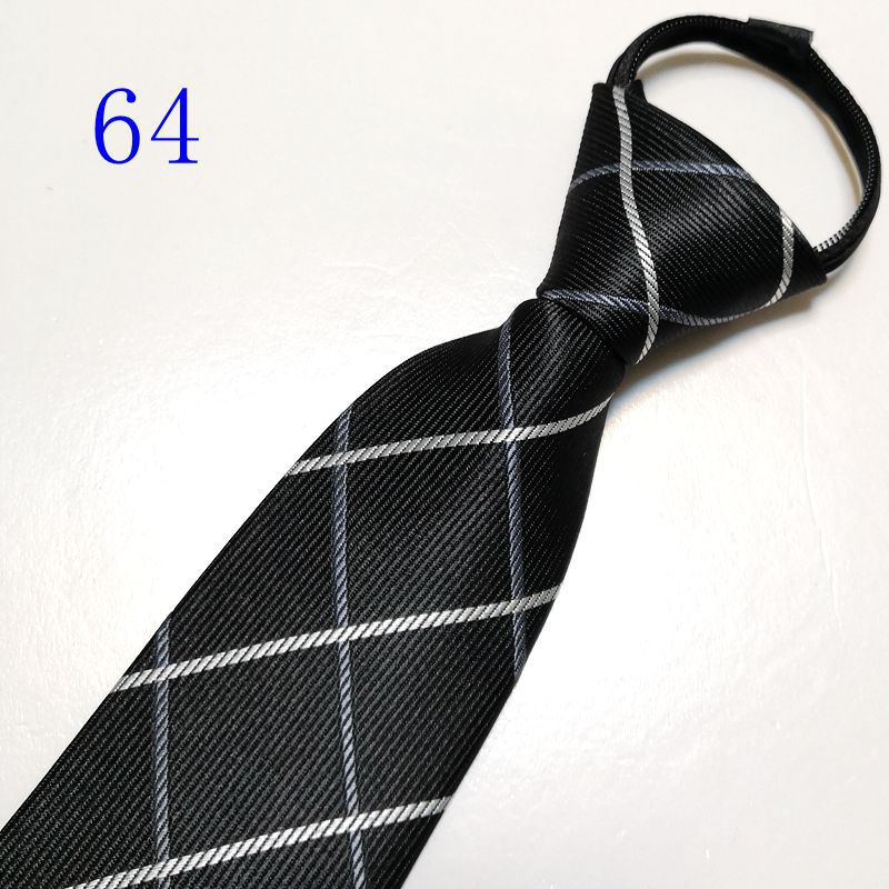 男士拉链新郎结婚红色8cm正装商务黑色免打结懒人易拉得蓝色_