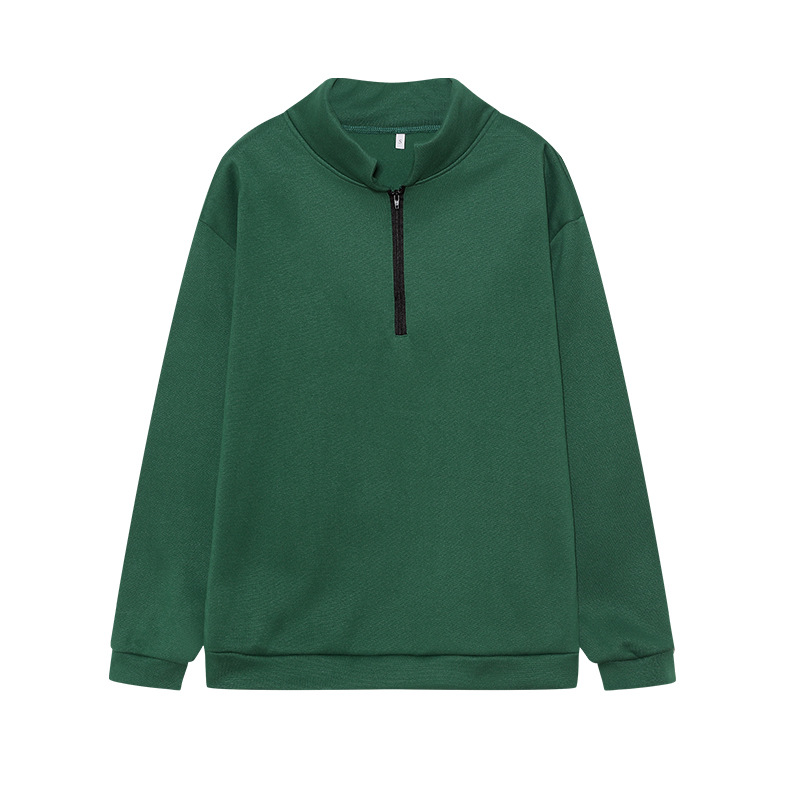 2023 Otoño e Invierno Nueva ropa de mujer europea y americana Amazon casual Top media cremallera pullover manga larga sudadera suéter mujeres