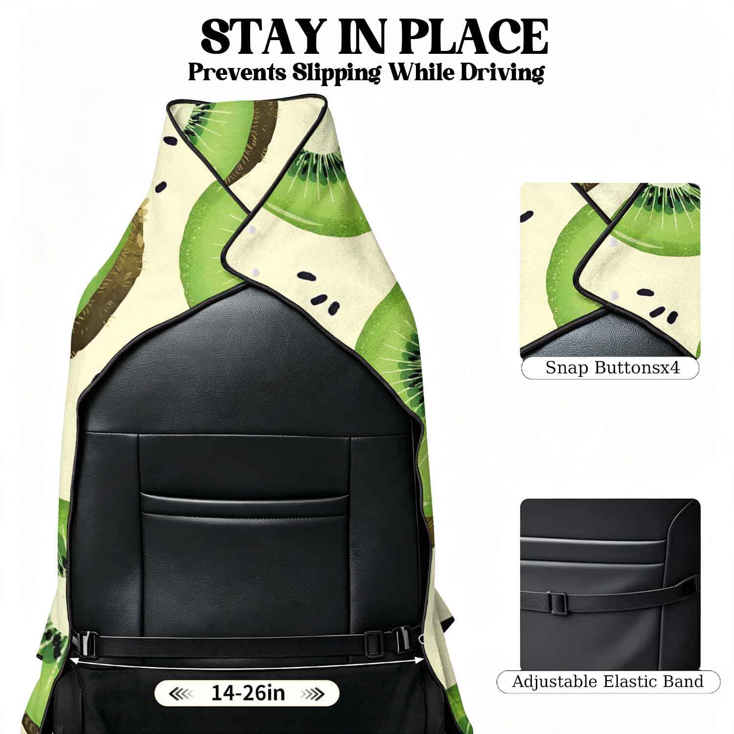 Printed bath towel and car seat cover 2-in-1, ultra-fine fiber outdoor beach and car dual-use universal seat cushion