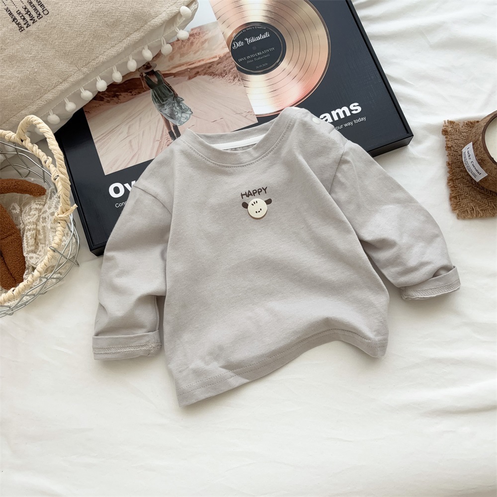 2025 primavera nuevo estilo estilo coreano estilo occidental bebé niño niño dibujos animados casual hombre bebé chaqueta de manga larga traje de jeans