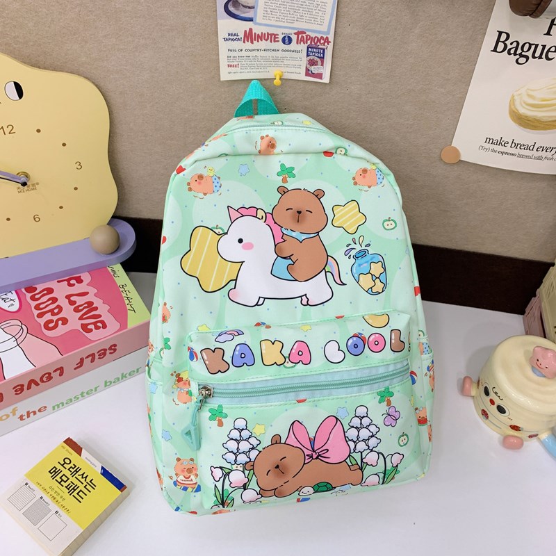 Mochila escolar para niños 3-8 años de edad, jardín de infantes, mochila escolar para bebés, impresión de dibujos animados, niños y niñas, todo fósforo, reducción de la carga, espalda de viaje