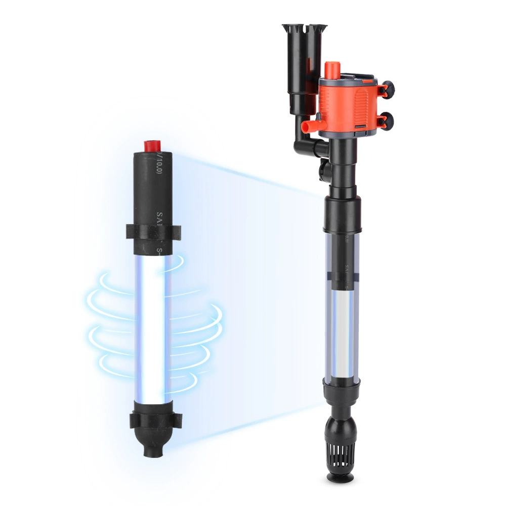 Трансграничный водяной насос пять в одном водяной насос для рыбы аквариум погружной насос УФ-стерилизация поглощает масло и снижает шум
