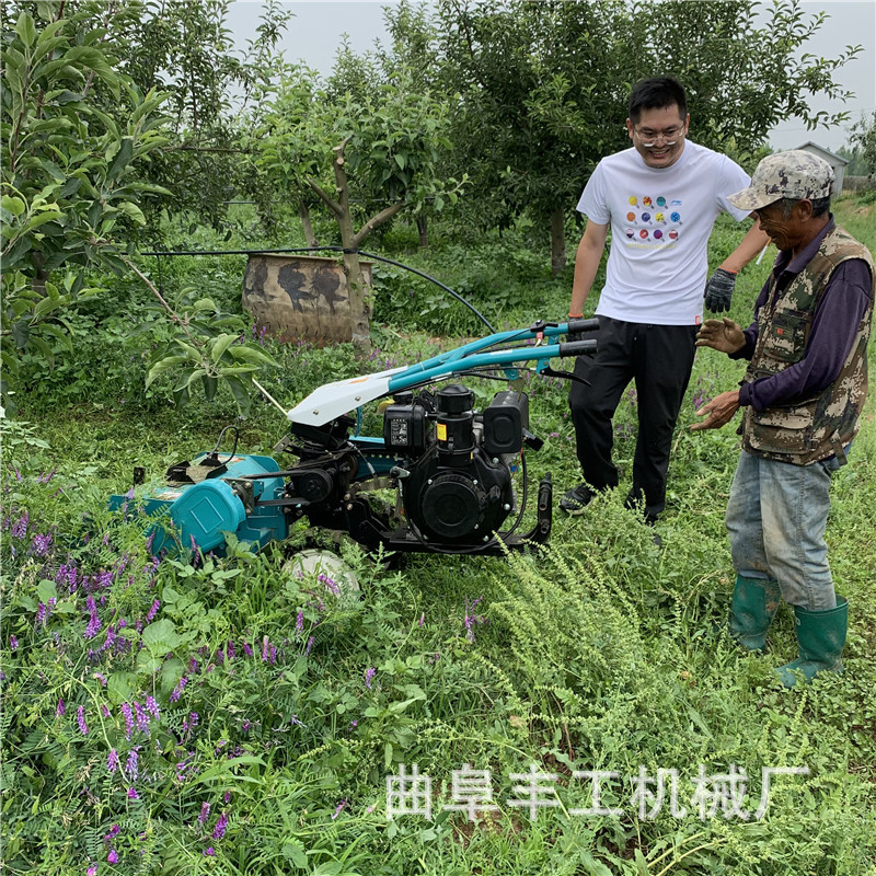 梨园桃园苹果园自走式碎草机 小型果园还田机 农用荒地开荒机