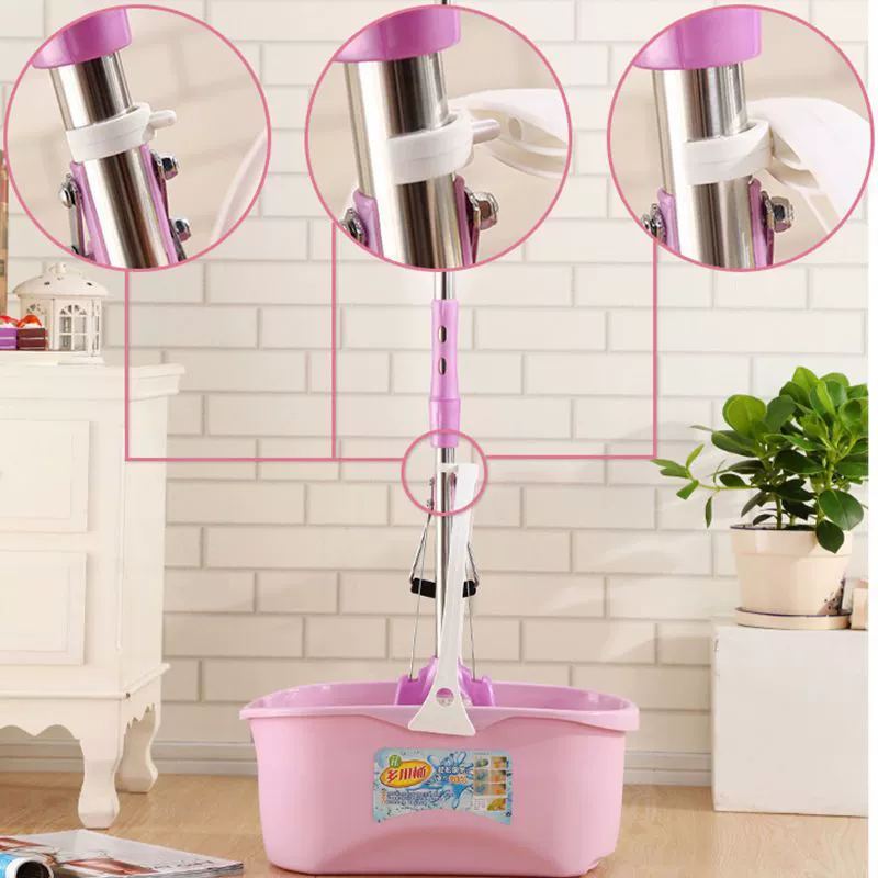 Bucket, drying rack for home use, handheld set, hygienic sponge mop, increased thickness