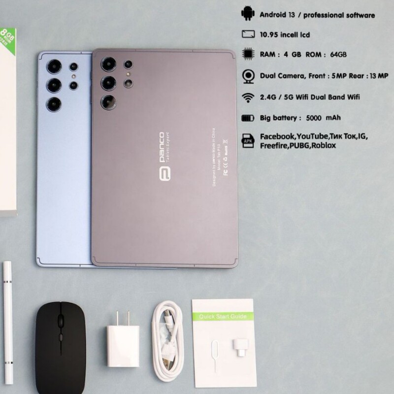 Cross-Border Popular Tab P10 Ultra Mobile Phone Tablet 10.1inch Manufacturer Wholesale Sim+Wifi