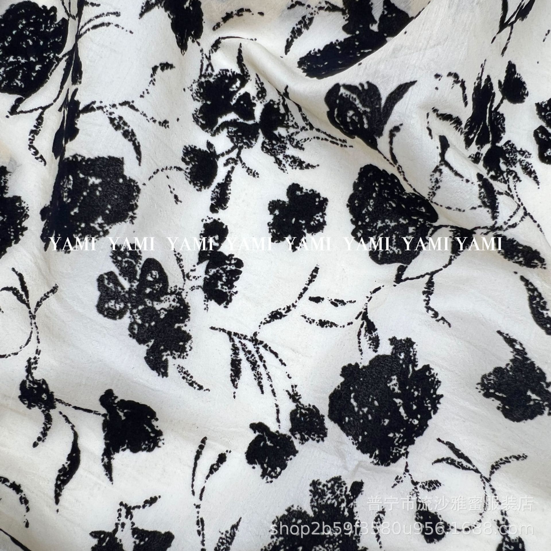 Fábrica al por mayor de algodón hilo de espuma flocado negro flor tela de encaje accesorios cabeza gasa falda mantel