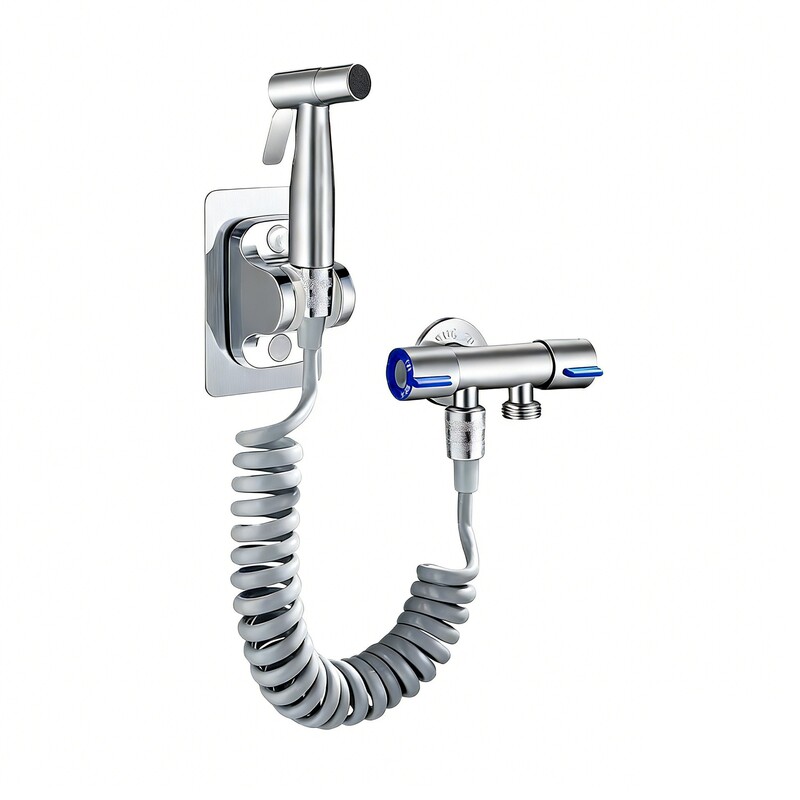 Cross-Border Bathroom Faucet Washer Toilet Companion High-Pressure Booster Flushing Spray Gun Set Bidet Nozzle