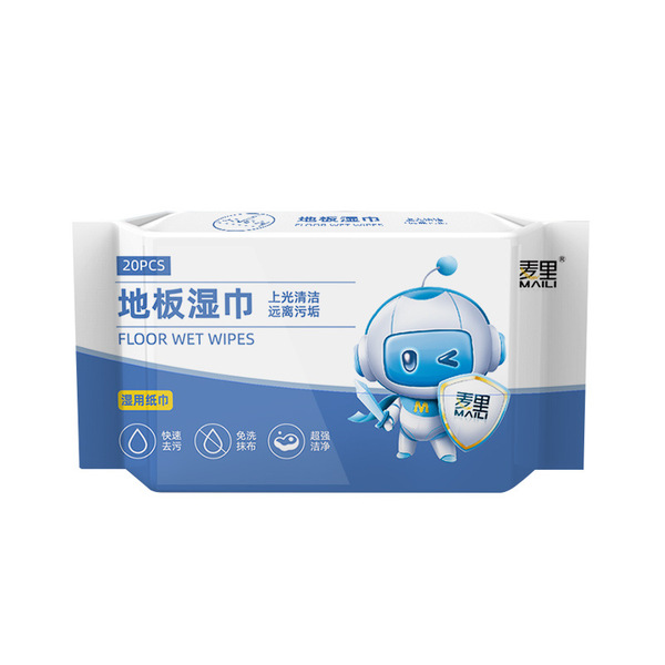 Lazy Disposable Floor Cleaning Wipes Electrostatic Dust Removal Paper No-Wash Floor Mopping Vacuum Hair Dry and Wet Wipes