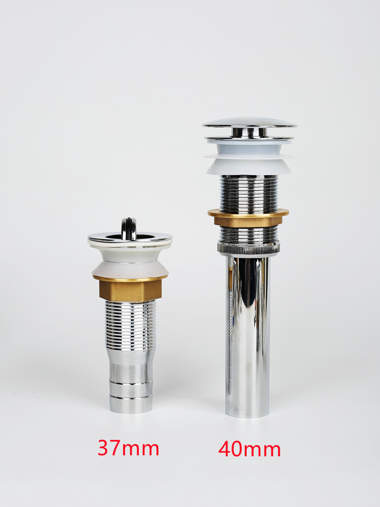 臉盆下水器全銅螺母陶瓷洗手盆不鏽鋼下水器固定螺母37mm40mm配件