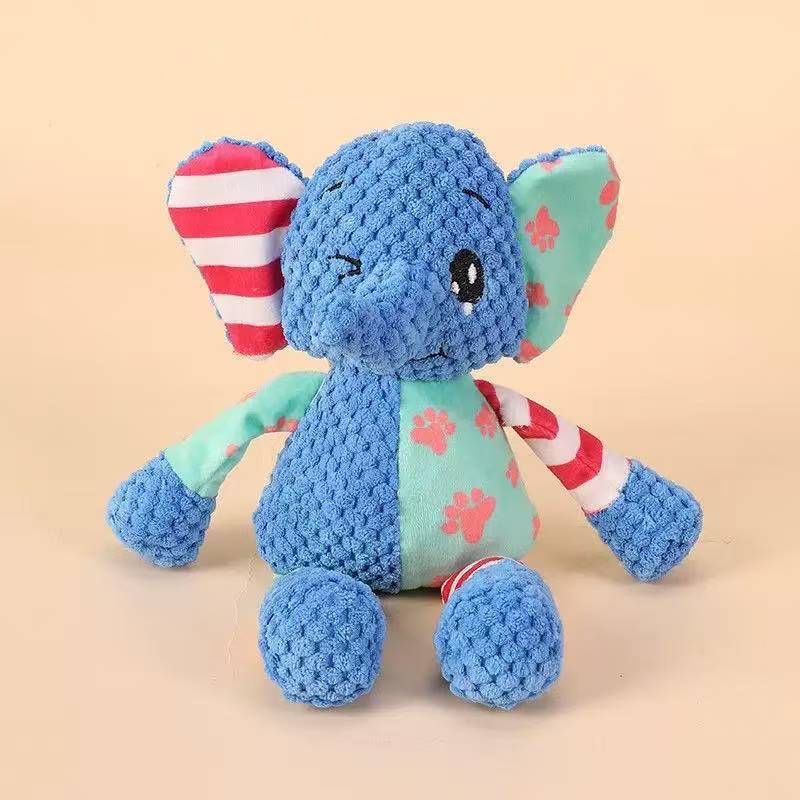 Plush patchwork elephant