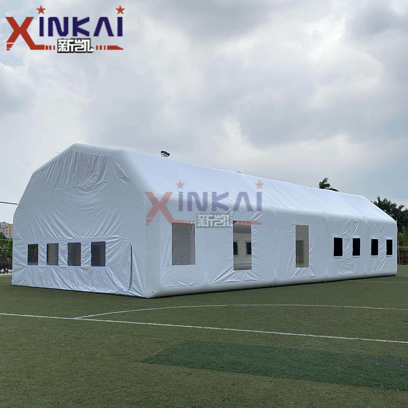 白色闭气无尘帐篷 汽车美容防尘气柱喷漆帐篷户外环保喷漆帐篷