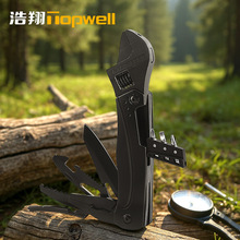 新品多功能活动扳手便携式户外钳子多用组合工具小刀子螺丝刀锯子