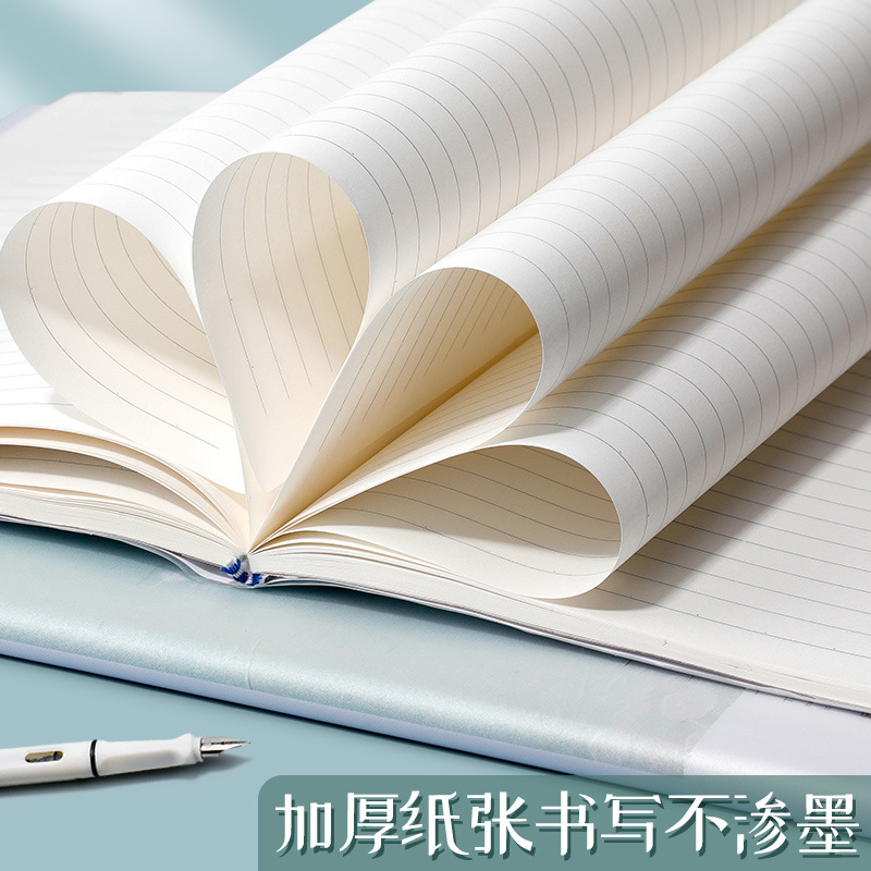 b5膠套筆記本a5學生高顏值筆記本加厚筆記本小清新學生筆記本批發