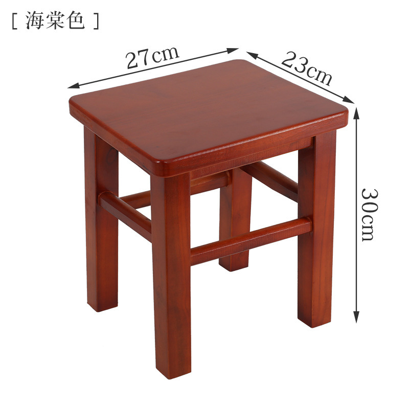 Fábrica directa de taburetes de madera sólida, taburetes domésticos, comedor comercial, escuela, taller de fábrica, estilo chino moderno simple image 14