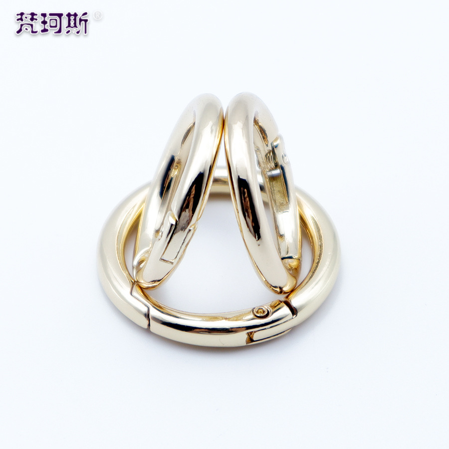 Airtag metal primavera hebilla anillo hebilla metal llavero accesorios del coche teléfono móvil gancho papelería accesorios hebilla image 4
