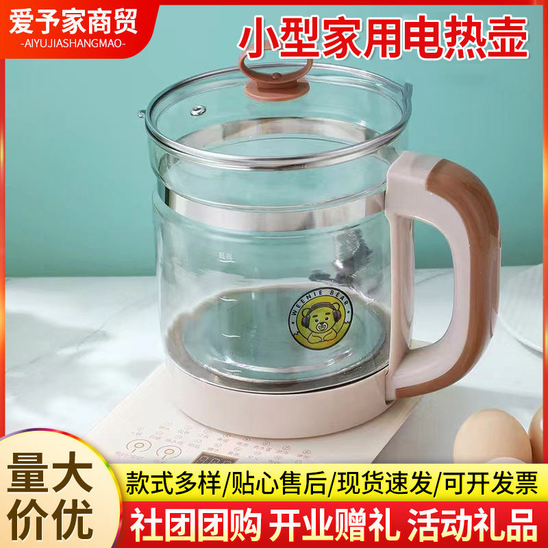 维尼熊家用多用途煎药壶烧水壶 小型煮茶器煮茶壶电热烧水壶批发