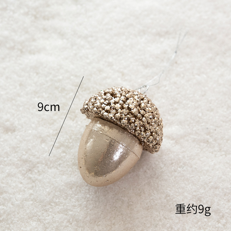 NUCHI decoración navideña transfronteriza bola de Navidad pintada bastón colgante de árbol de Navidad adorno de Navidad pequeño colgante