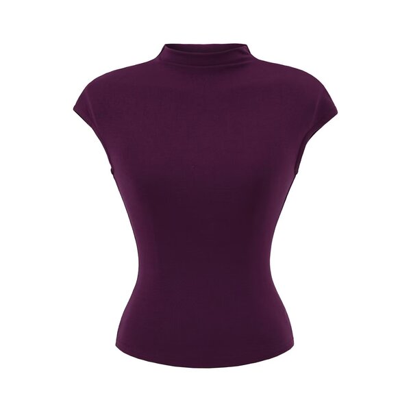 Summer fitted elastic T-shirt