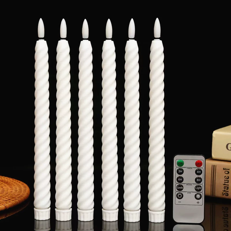 Светодиодный пульт дистанционного управления, длинный столб, цифровая свеча, атмосфера, украшение на день рождения, свадьбу, западный ресторан, свадебный ужин при свечах