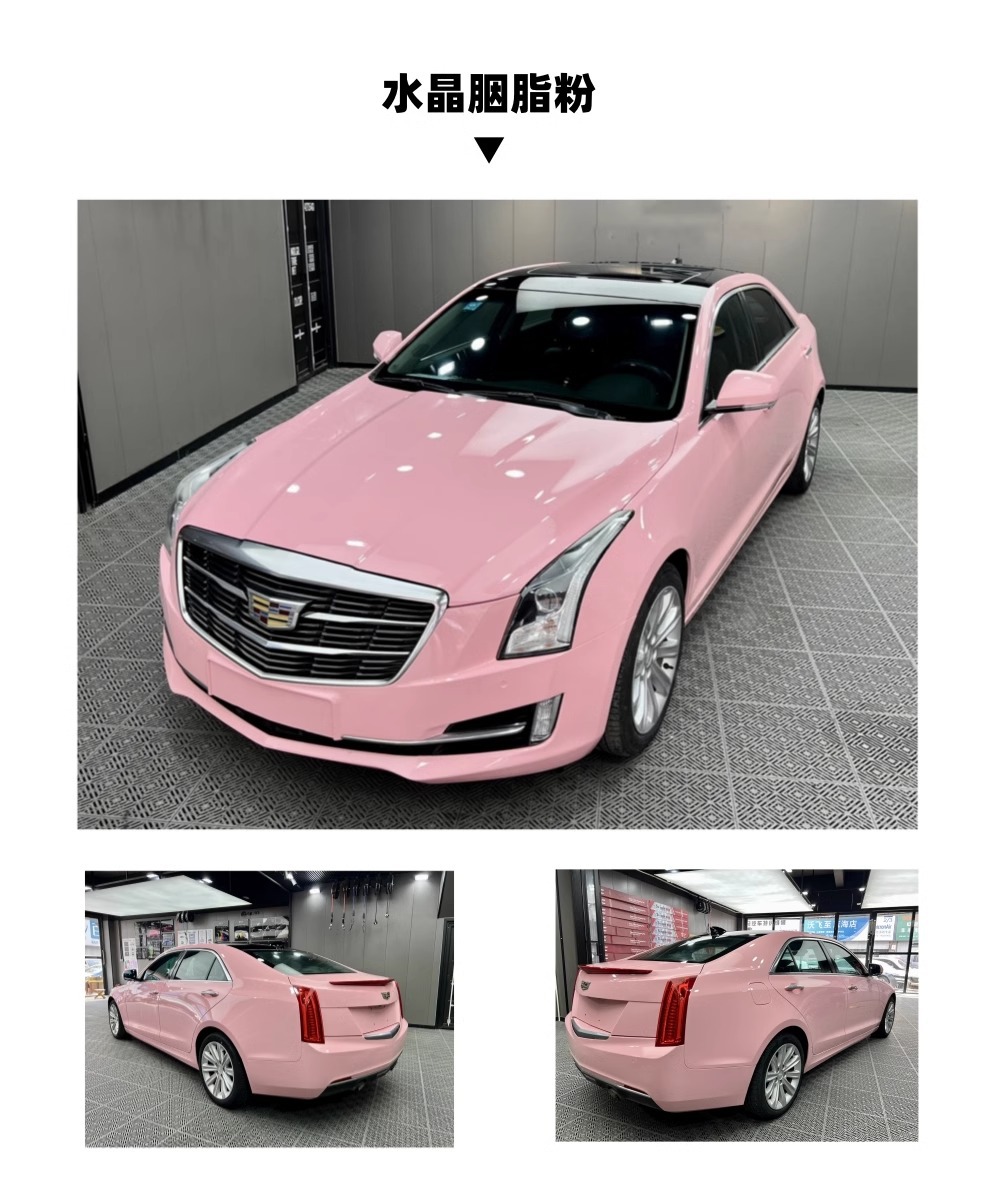 PET car color change film factory wholesale foreign trade for super bright crystal series paint protective film full car stickers