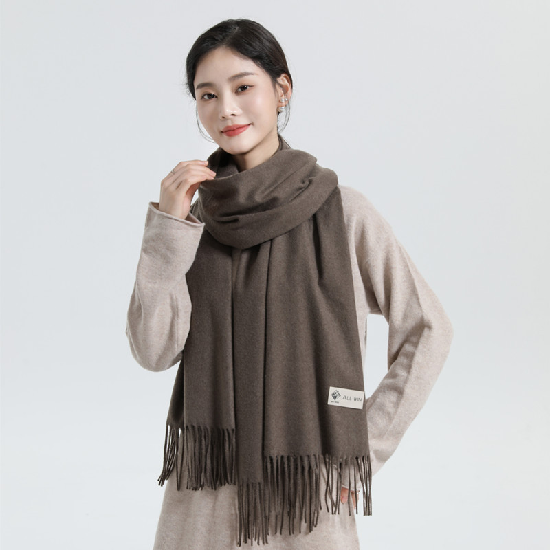 Wool Cashmere Scarf For Women And Men Winter Warm Shawl_voghion.com