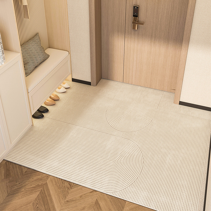 Entrance Door Mat Light Luxury Advanced Simple Indoor Entrance Front Door Dirty Resistant and Wash-free Pvc Entrance Mat