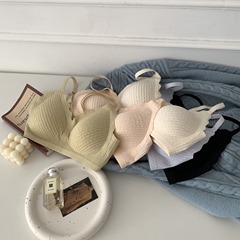 麦の穂のレースのブラジャーの跡の固定の杯の小さい胸は集まって無鋼の輪を収めて副乳を収めて垂れ下がることを防止します。