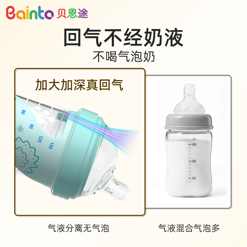 新生児用哺乳瓶、抗脹気シリコン、耐衝撃、赤ちゃん用ミルク・水飲み、大容量、卸売|undefined