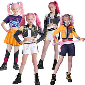 猎魔女团魔女服装鲁米佐伊米拉跨境韩流女团k-pop儿童童装新款女