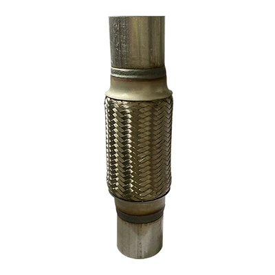 Exhaust pipe — joint, and silencer flexible mesh