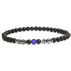 Fashionable magnetic matte ankle bracelet, accessory, suitable for import, European style, 6mm